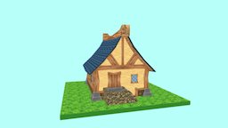 Fantasy House 2 3D Model