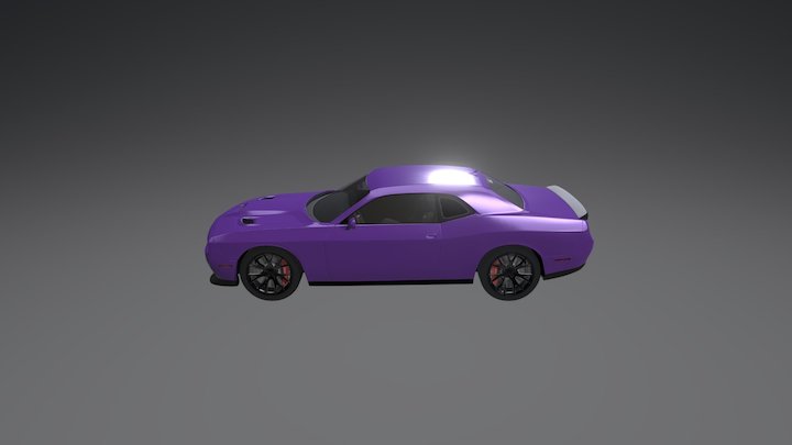 2015 Dodge Challenger SRT Hellcat 3D Model
