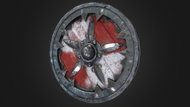 Viking shield 3D Model