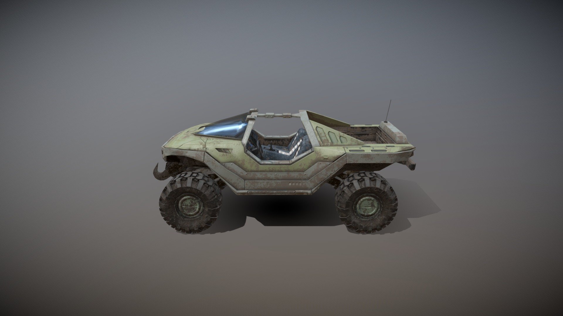 halo warthog full view