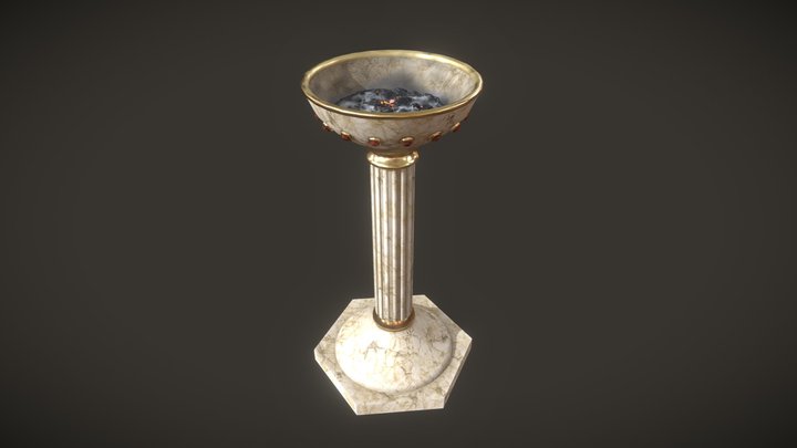 Column Torch 3D Model