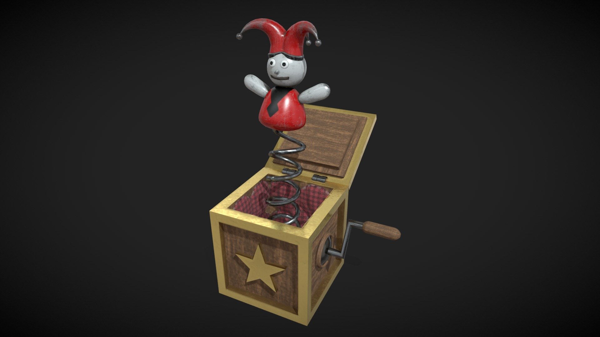 Harlequin In The Box - 3D model by Tomaster (@tomaaster) [bd3437c ...