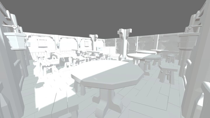 Tavern Modular Build 3D Model