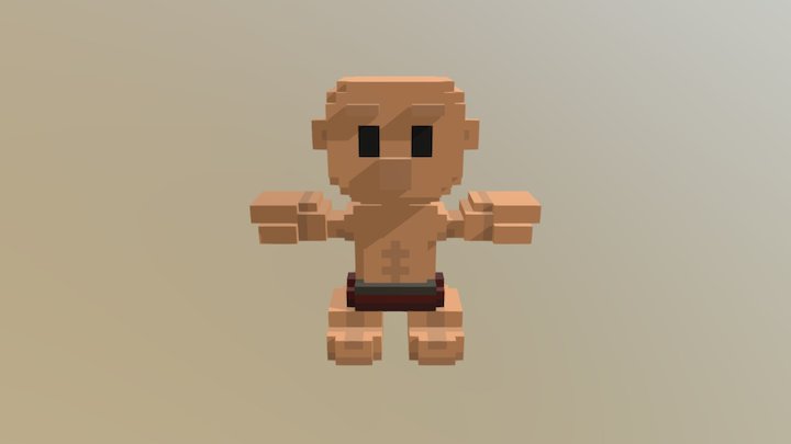 Human- No Armor 3D Model