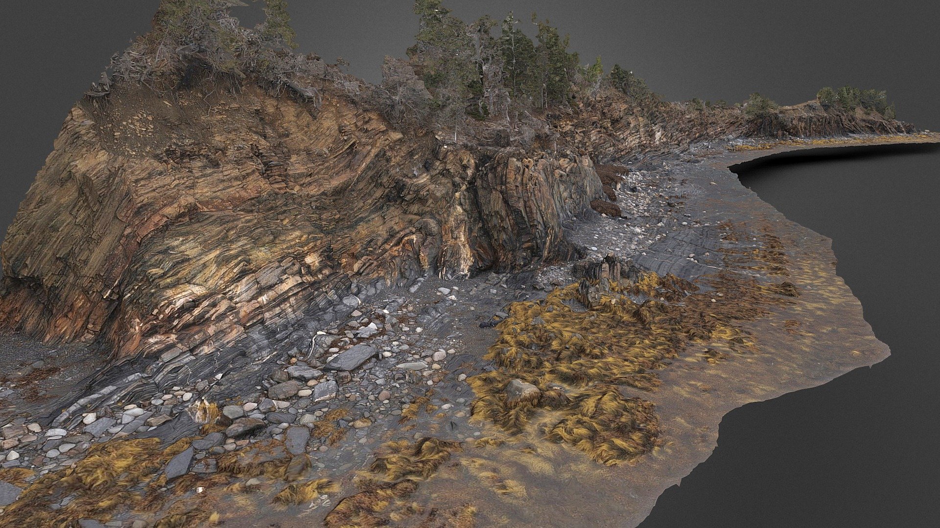 Ovens Anticline - Beach Section