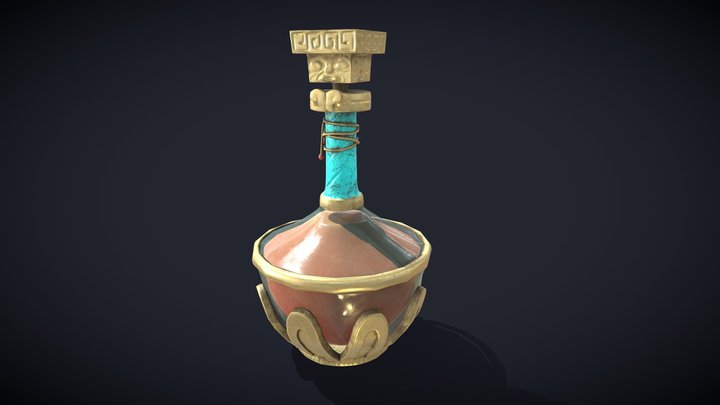 Aztec potion 3D Model
