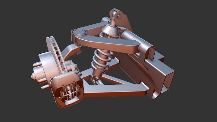Sheet Metal Control Arms & Brackets #1 3D Model