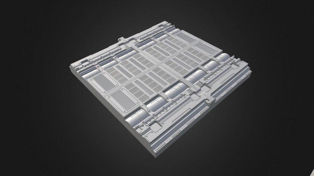Sci-fi Floor Section KB008