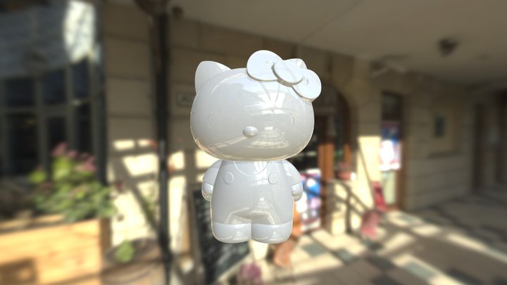 Hello Kitty 3D 站姿 3D Model