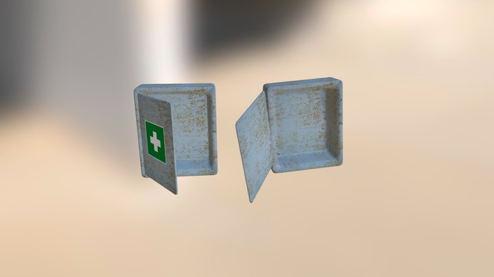 Rusty Cabinet 3D Model