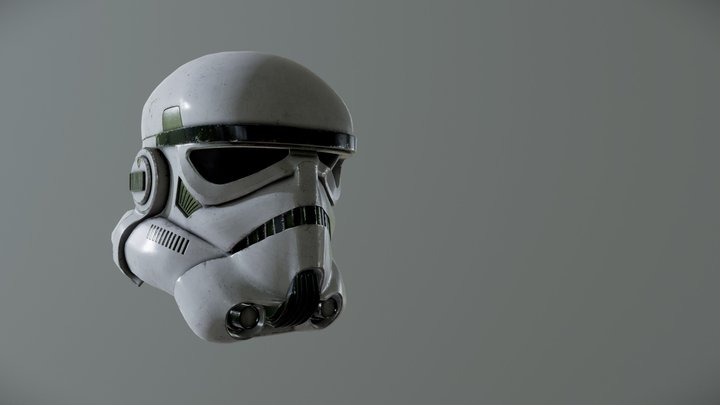 Stormtrooper Helmet 3D Model