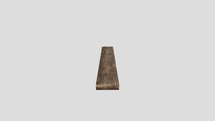 Wood plank 3D Model
