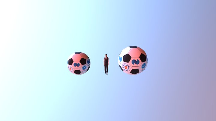 Мячи футбольные 3D Model