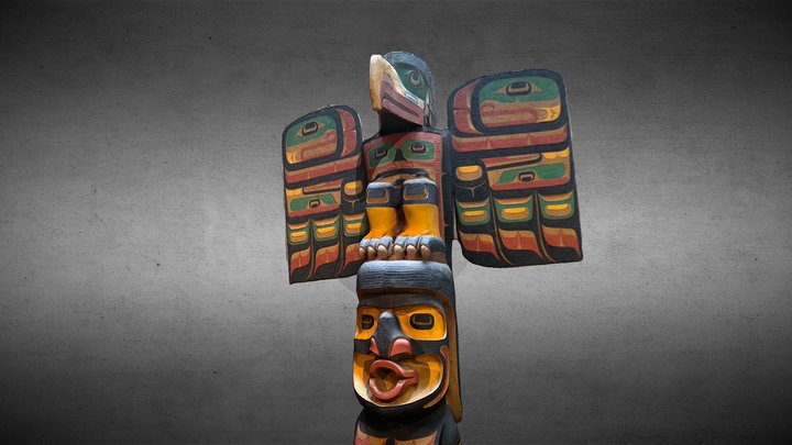 Totem Pole - Giant-Cannibal – Modelo 3D gratuito STL