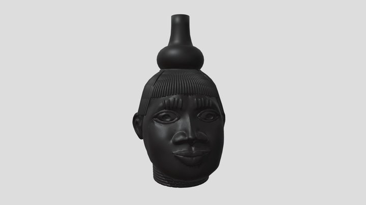 Head of an Oba I 3D Model