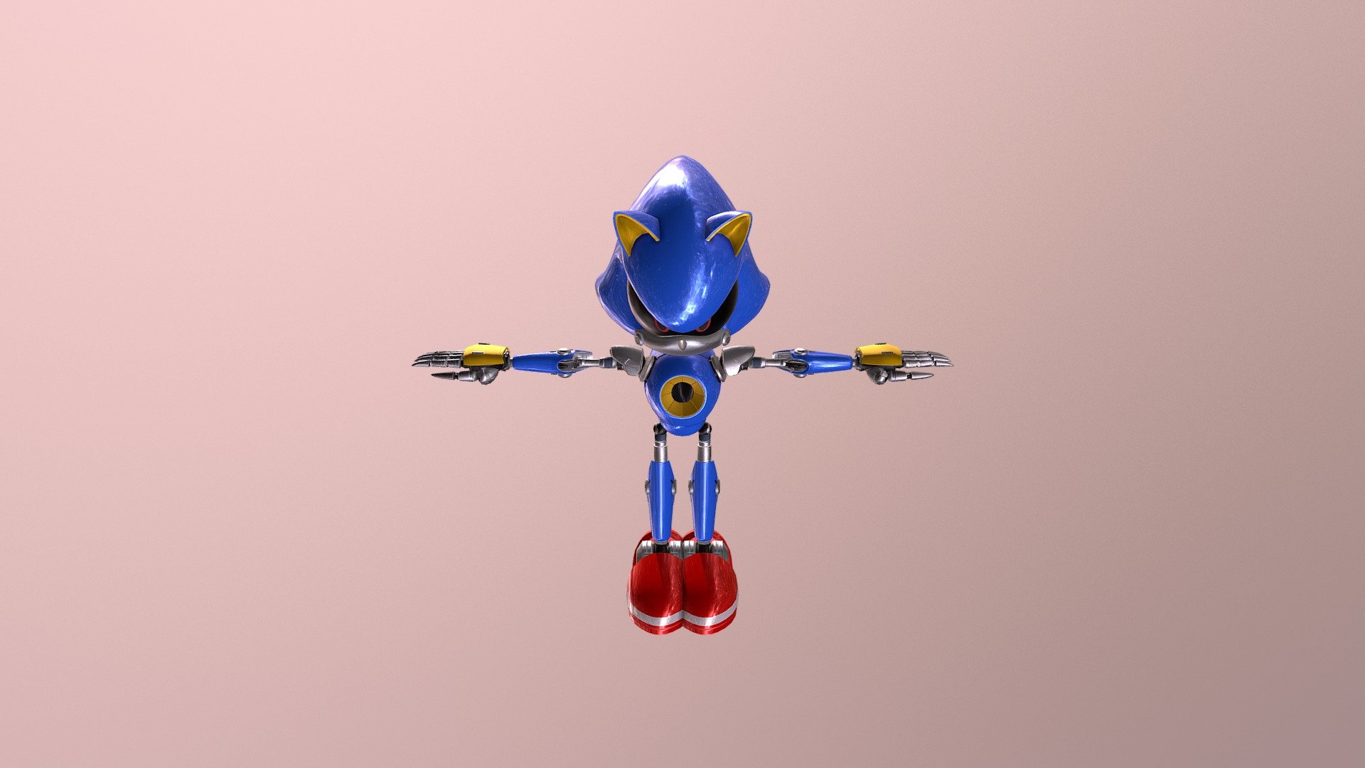 Metal Sonic 3D Model in Other 3DExport