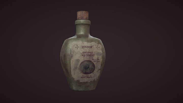 SM_PoisonBottle 3D Model