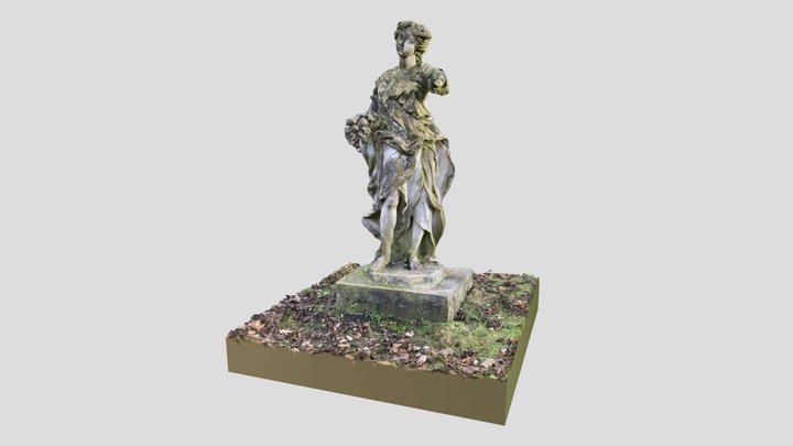 Statue im Wittelsbacher Park, Augsburg 3D Model