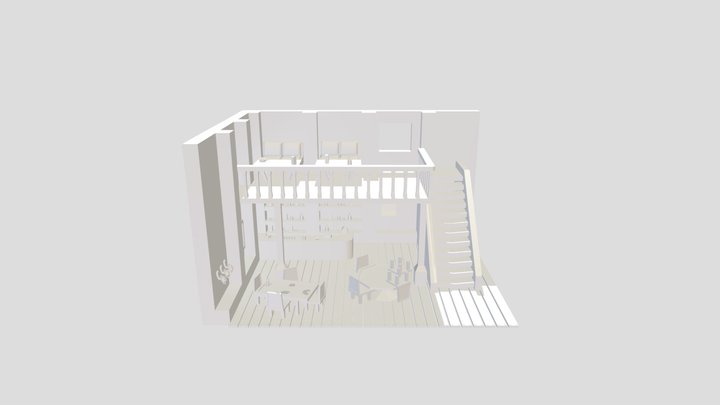 Cartoon Saloon Low- Poly - Extended 3D Model