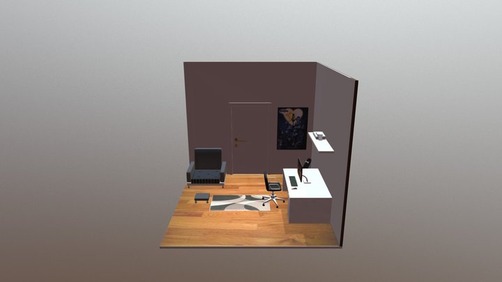 Quarto - Room 3D Model