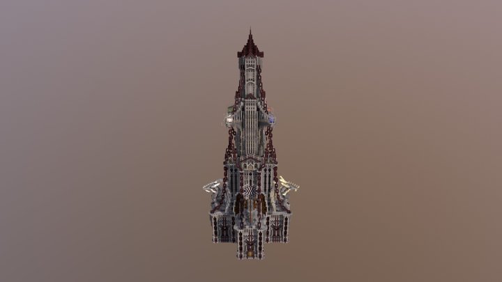 Dragon Tower 3D Model