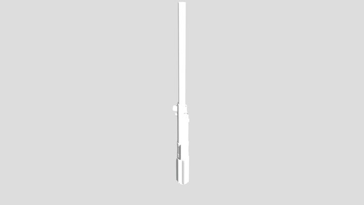 luke sky walker Light Saber 3D Model