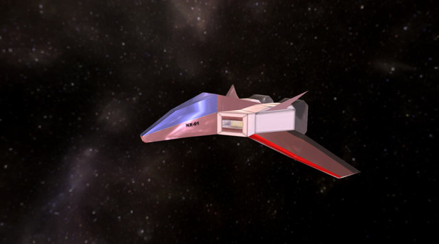 Spaceship NX-01 3D Model