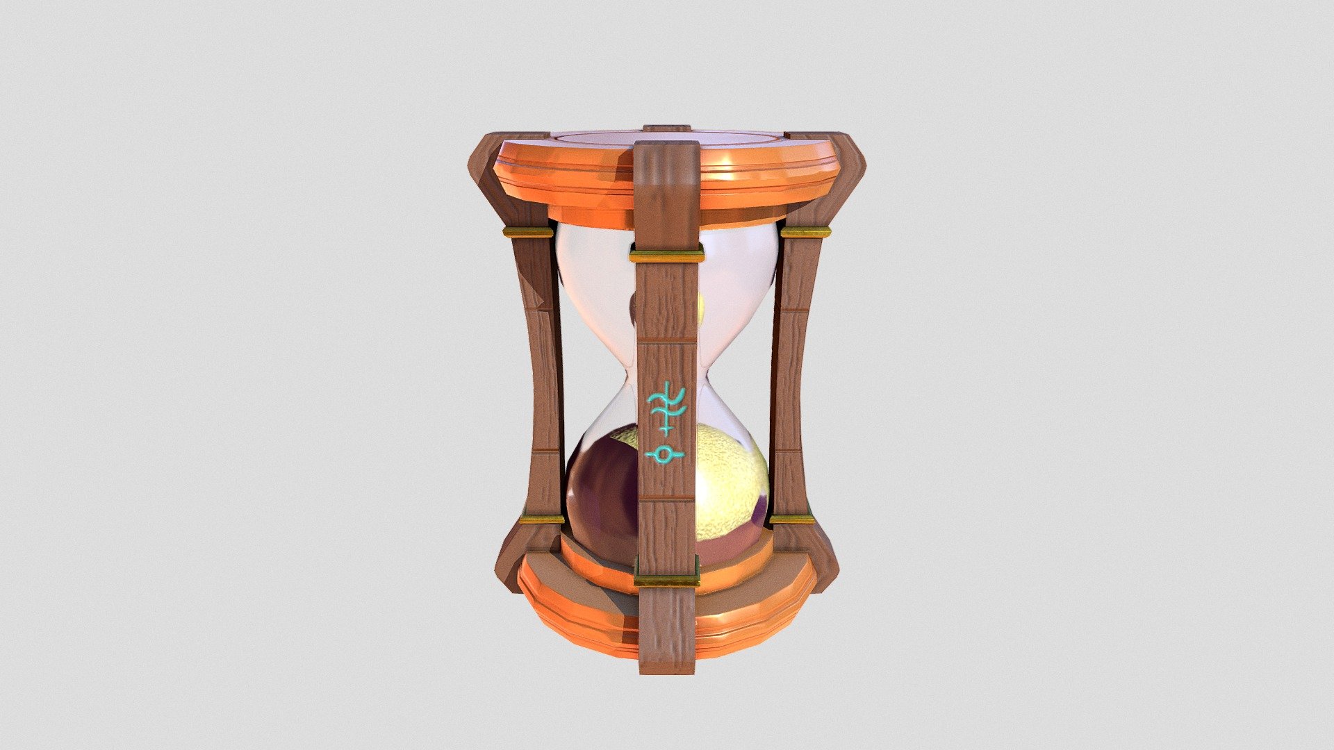 Hourglass 3d Model By Tokki [bd3e75a] Sketchfab