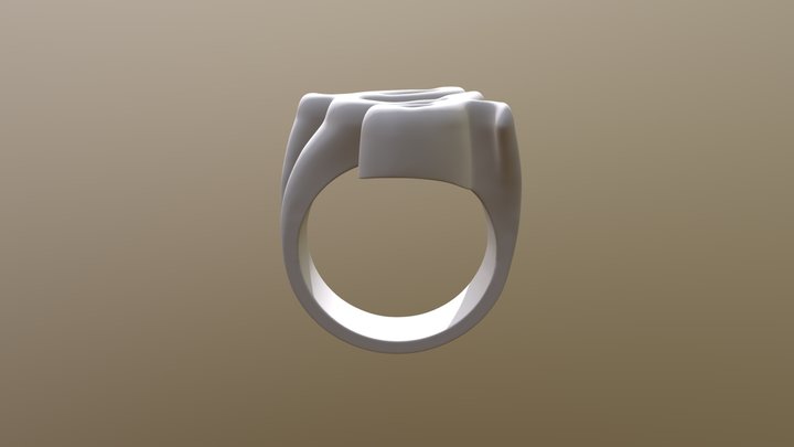 Letra Anillo 6 3D Model