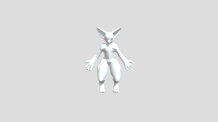 Furry Android 3D Model