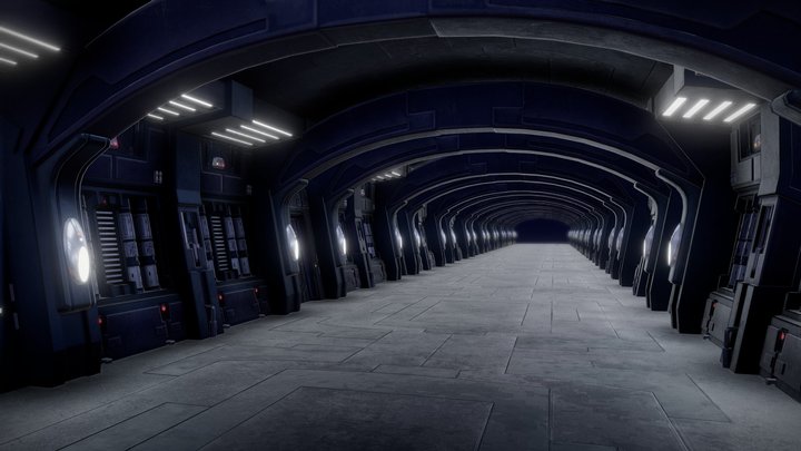 Grievous Ship Hallway | Star Wars Episode 3 3D Model