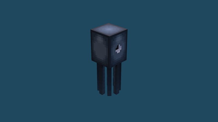 Squid Re-texture 3D Model