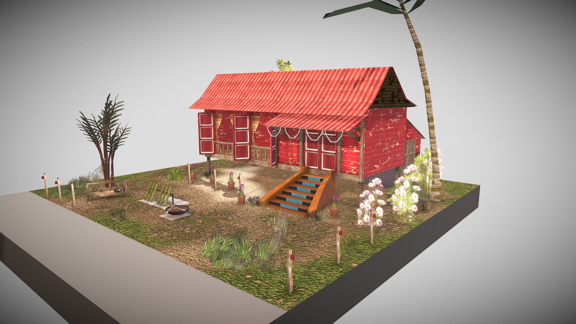 Diorama Kampung