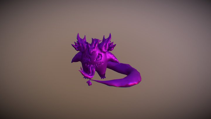 Venom Gengar 3D Model