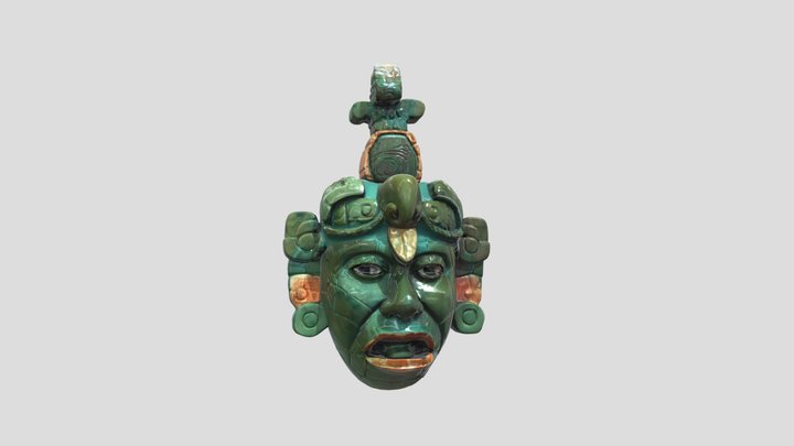 Emerald Ancestor Mask 3D Model
