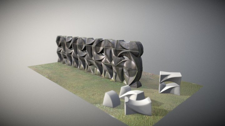 ddr Tile Wall 3D Model