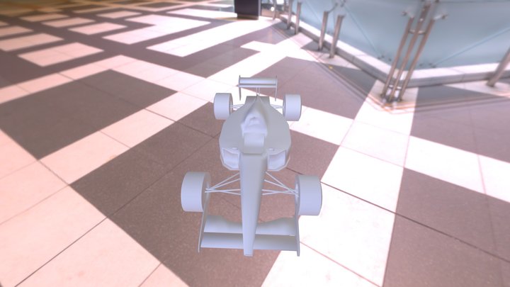 F1 Senna Marllboro 3D Model