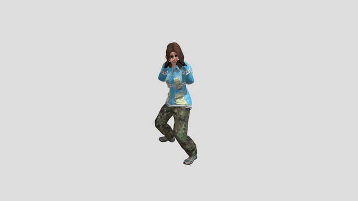 Head Hit 3D Model