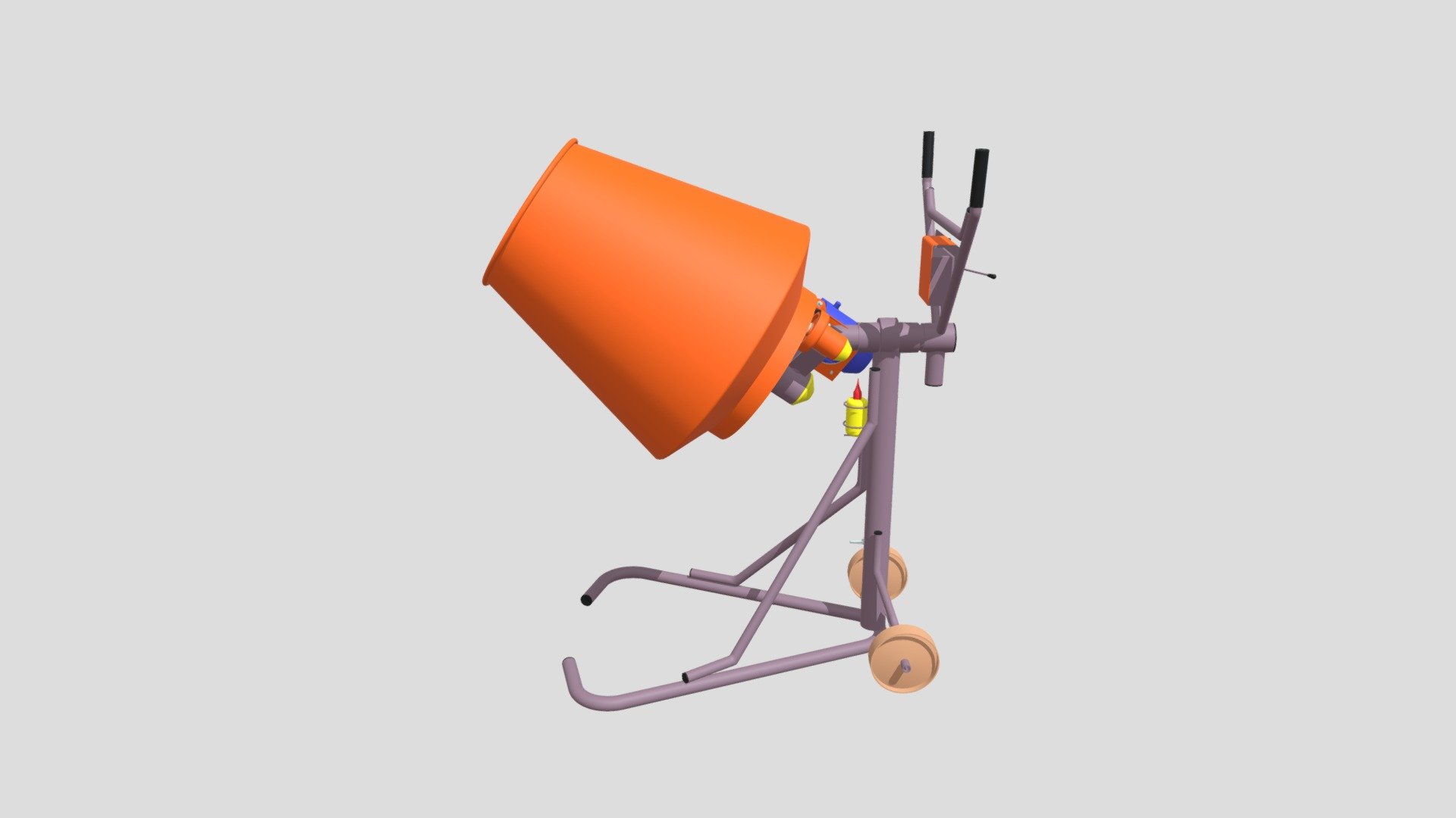 Бетономешалка МиК-Профессионал БМ.01.120 литров - 3D model by OOOMIK ...