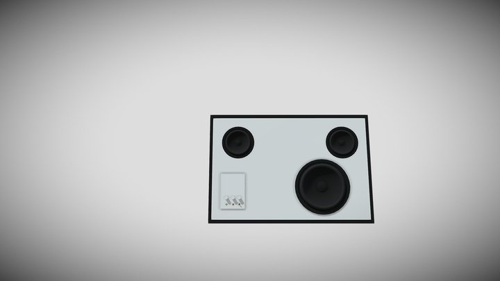 Speaker Edit Sketchfab 3D Model
