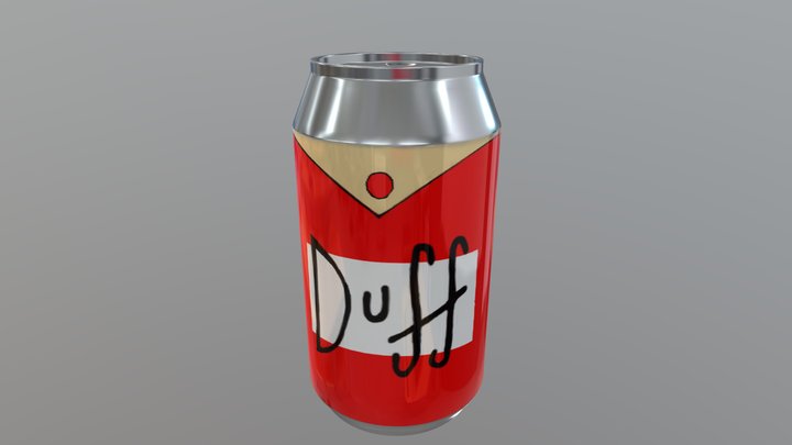 Duff can 3D Model