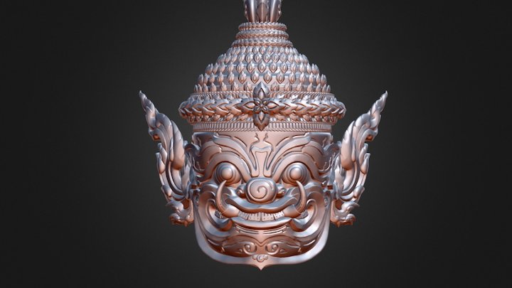 Yak-Statue 3D Model