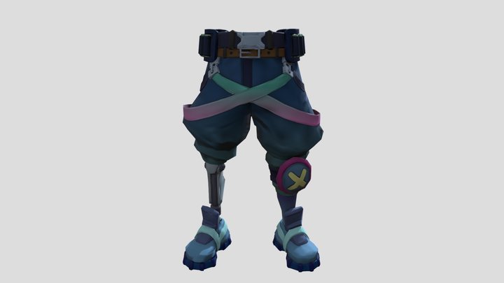 Cyberpunk pants 3D Model