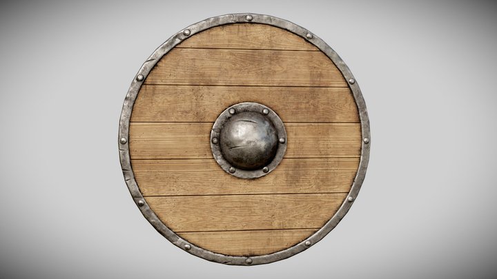 Viking shield 3D Model