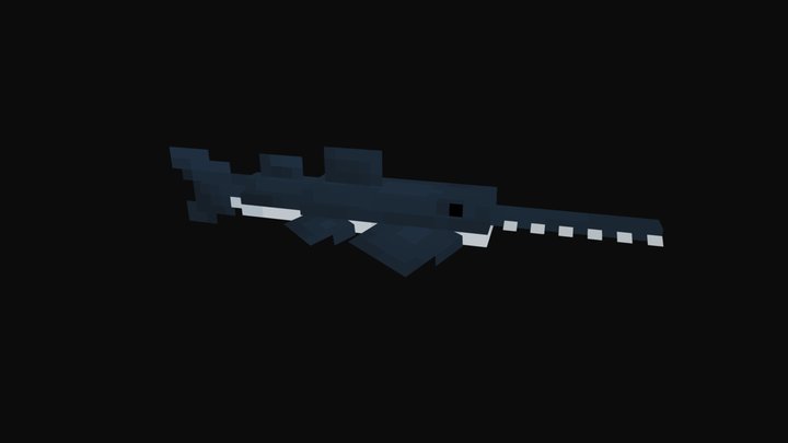 Largetooth Sawfish 3D Model