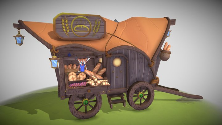 Fox Baker 3D Model