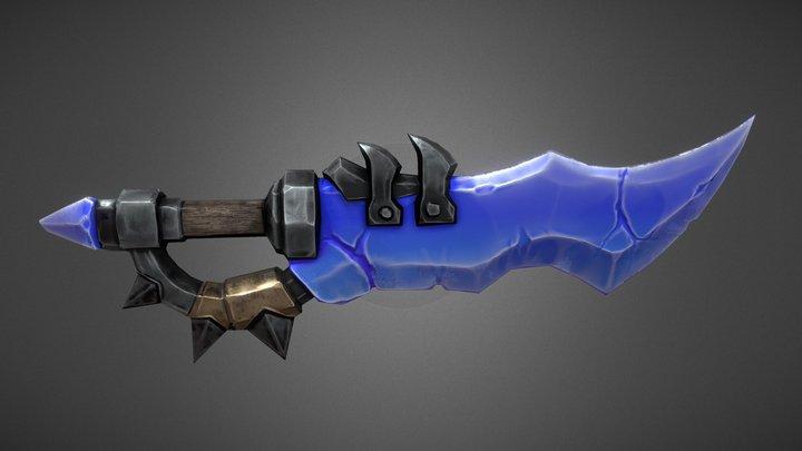 Orc Dagger 3D Model