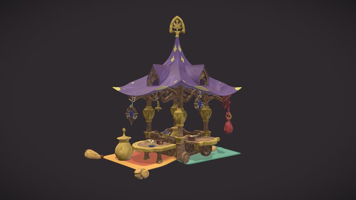 2DAE17_VandenaweeleMilo_Wagon_Sketchfab 3D Model