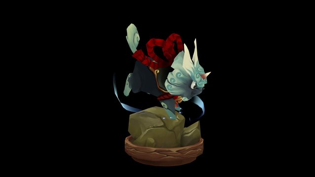 Guardian Lion 3D Model