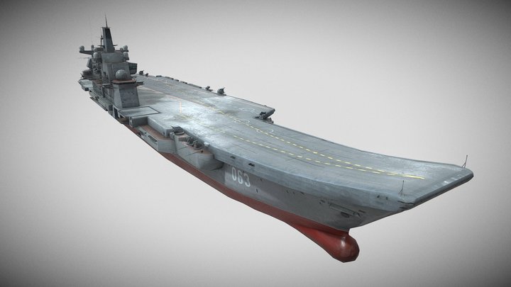 Admiral Kuznetsov Empty 3D Model